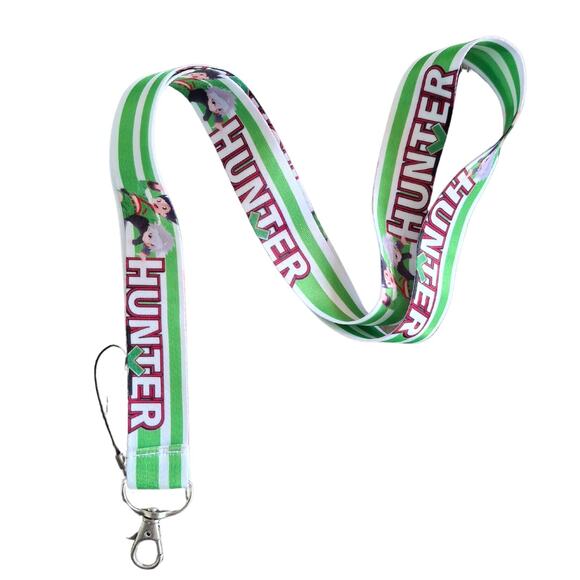 Japan Anime Hunter X Hunter Neck Lanyard & Clip Green Fabric One Size Unisex A - Picture 1 of 6